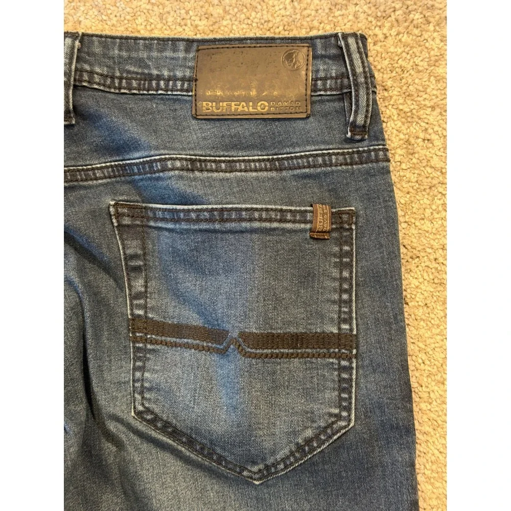 Buffalo David Bitton Jeans Mens 32x29 Blue Axel Slim Stretch Dark Wash Denim